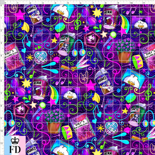 PREORDER - KPop Demon HuntrX - Elements - Blue Magenta - SMALL SCALE