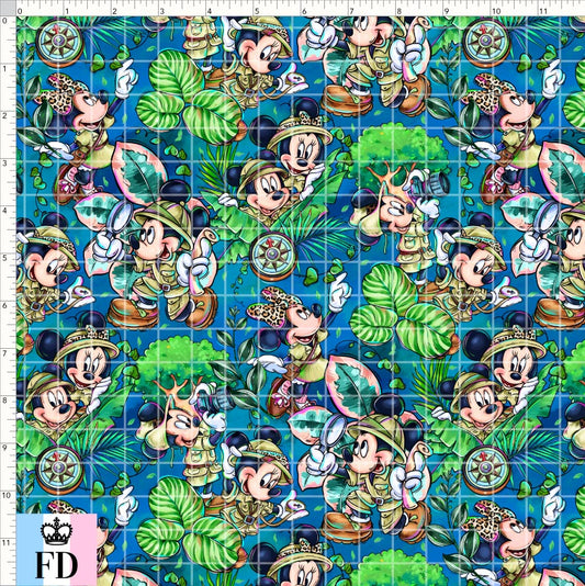 PREORDER - Safari Adventures - Explorer Mice - Blue - REGULAR SCALE