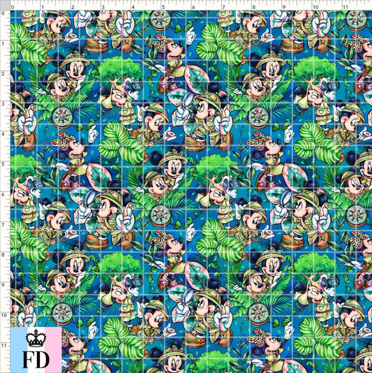 PREORDER - Safari Adventures - Explorer Mice - Blue - SMALL SCALE