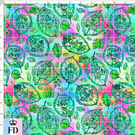 PREORDER - Safari Adventures - Fenestrated Leaves - Colorful - REGULAR SCALE
