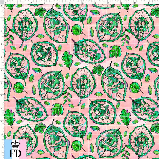 PREORDER - Safari Adventures - Fenestrated Leaves - Rose - REGULAR SCALE