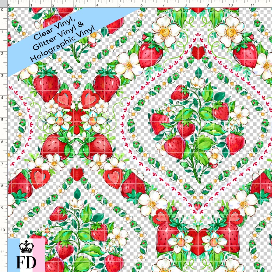 PREORDER - Short-Berry Friends - Fields - CLEAR & GLITTER VINYL - REGULAR SCALE