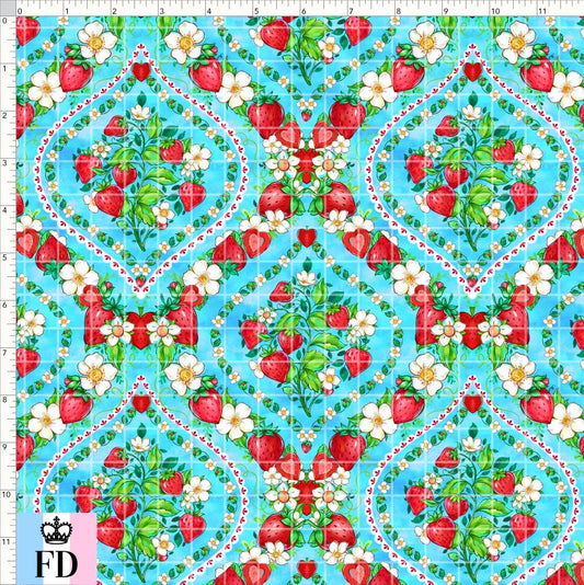 PREORDER - Short-Berry Friends - Fields - Turquoise - SMALL SCALE