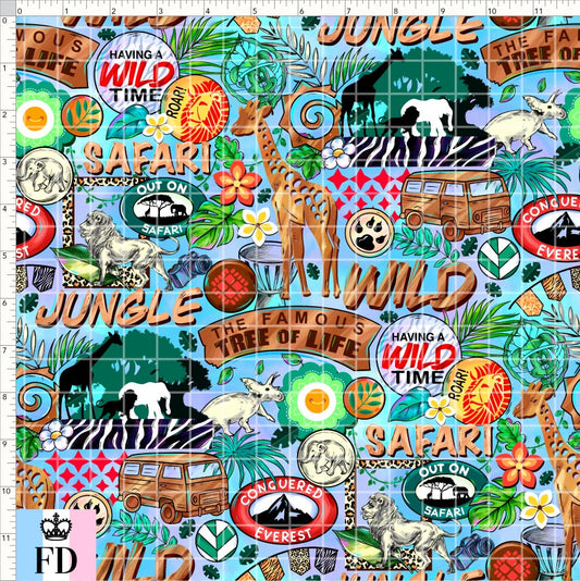 PREORDER - Safari Adventures - Figures - Light Blue Lilac - REGULAR SCALE