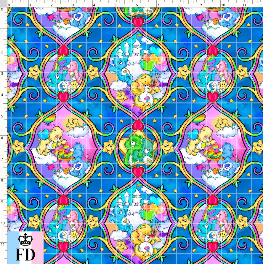 PREORDER - Rainbow Bears - Frames - Blue - SMALL SCALE
