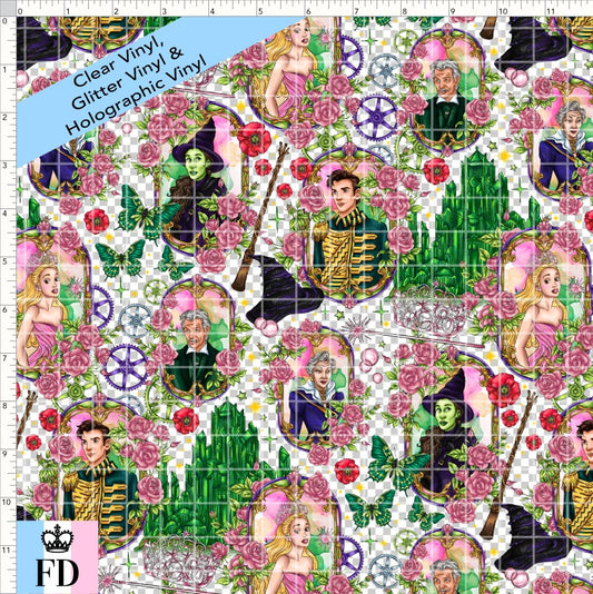 PREORDER - Defying Gravity - Frames - CLEAR & GLITTER VINYL - REGULAR SCALE
