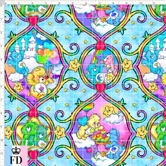 PREORDER - Rainbow Bears - Frames - Light Blue - REGULAR SCALE