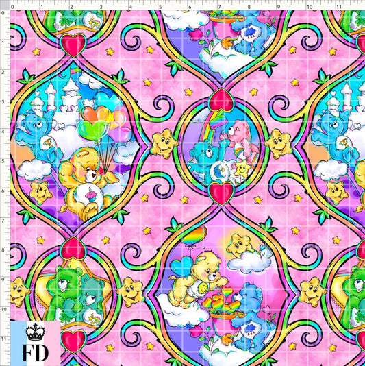 PREORDER - Rainbow Bears - Frames - Pink - REGULAR SCALE