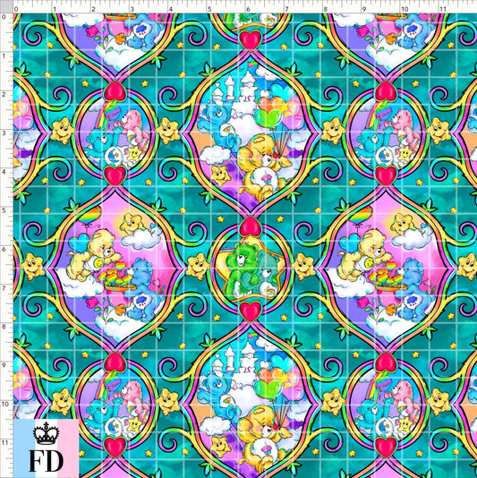 PREORDER - Rainbow Bears - Frames - Teal - SMALL SCALE