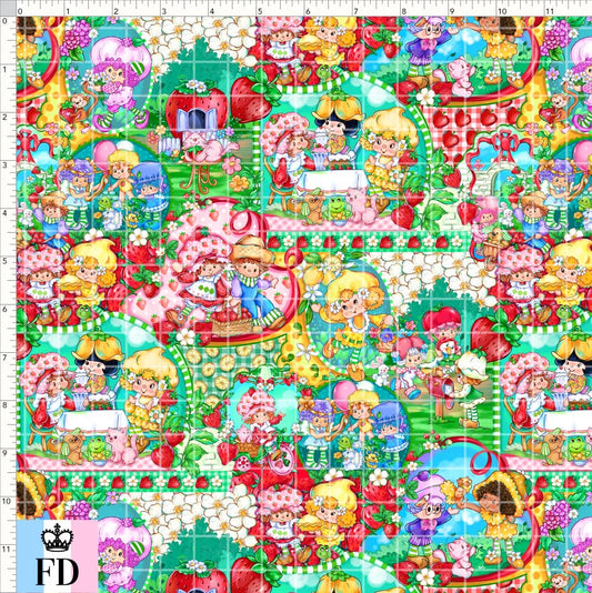 PREORDER - Short-Berry Friends - Fruity Friends - Green - SMALL SCALE