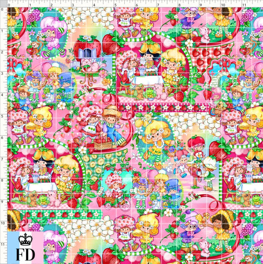 PREORDER - Short-Berry Friends - Fruity Friends - Pink - SMALL SCALE