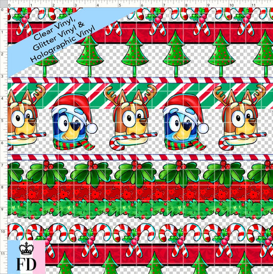 PREORDER - Christmas Wackadoo! - Horizontal - CLEAR & GLITTER VINYL - REGULAR SCALE