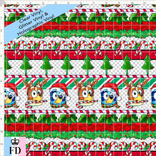 PREORDER - Christmas Wackadoo! - Horizontal - CLEAR & GLITTER VINYL - SMALL SCALE