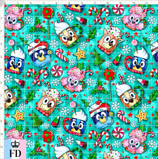 PREORDER - Christmas Wackadoo! - Hot Chocolates - Teal - SMALL SCALE
