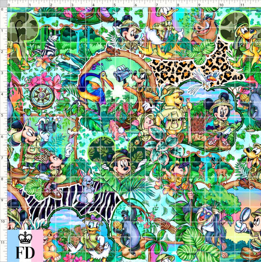 PREORDER - Safari Adventures - In The Wild - Turquoise - REGULAR SCALE