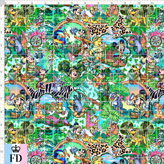 PREORDER - Safari Adventures - In The Wild - Turquoise - SMALL SCALE