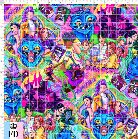 PREORDER - KPop Demon HuntrX - Main - Rainbow - REGULAR SCALE