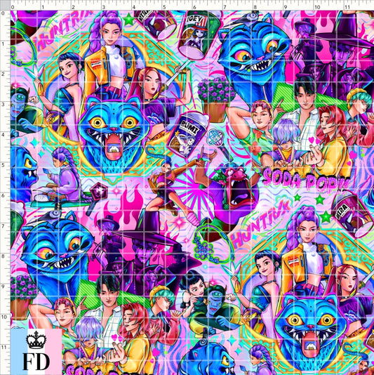 PREORDER - KPop Demon HuntrX - Main - Pastel - REGULAR SCALE