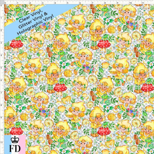 PREORDER - Short-Berry Friends - Lemon Meringue - CLEAR & GLITTER VINYL - SMALL SCALE