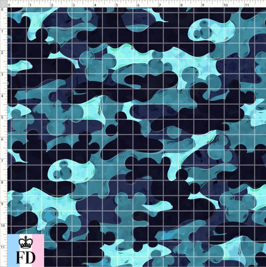 PREORDER - Safari Adventures - Mouse Camo - Blue - REGULAR SCALE