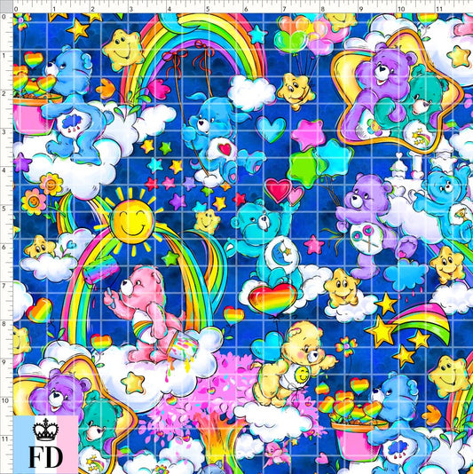 PREORDER - Rainbow Bears - Main - Dark Blue - REGULAR SCALE