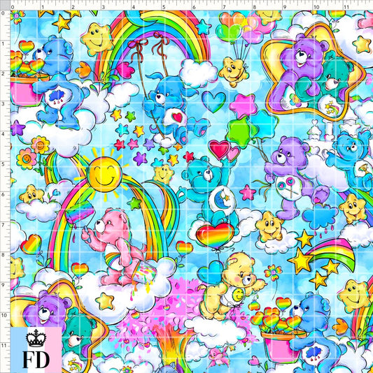 PREORDER - Rainbow Bears - Main - Light Blue - REGULAR SCALE