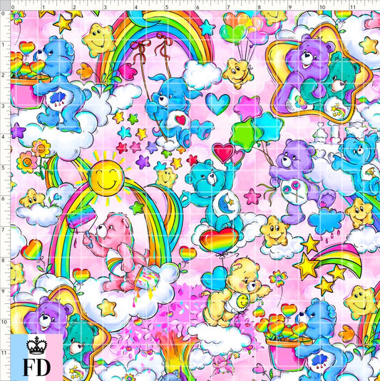 PREORDER - Rainbow Bears - Main - Pink - REGULAR SCALE