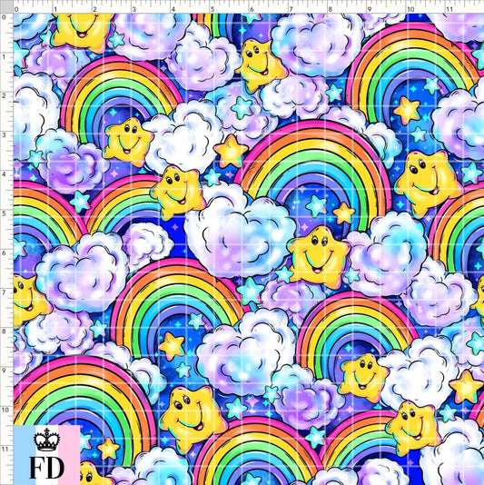 PREORDER - Rainbow Bears - Rainbow Star - Blue - REGULAR SCALE