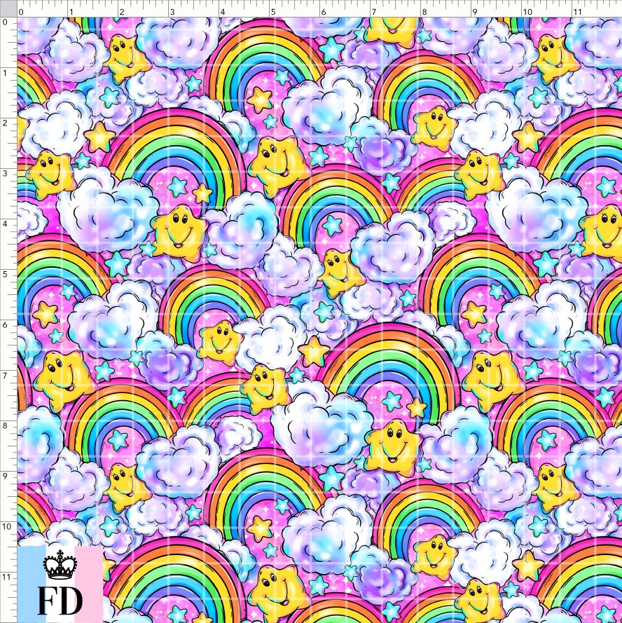 PREORDER - Rainbow Bears - Rainbow Star - Pink - SMALL SCALE