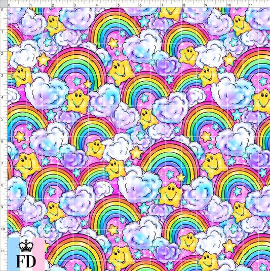 PREORDER - Rainbow Bears - Rainbow Star - Pink - SMALL SCALE