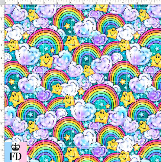 PREORDER - Rainbow Bears - Rainbow Star - Teal - SMALL SCALE