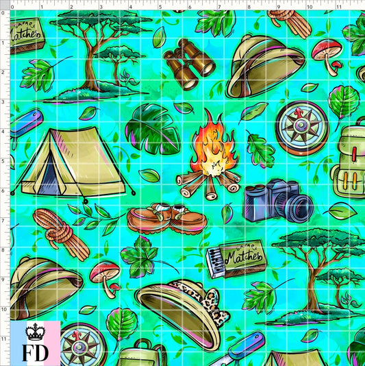 PREORDER - Safari Adventures - Equipment - Aqua - REGULAR SCALE