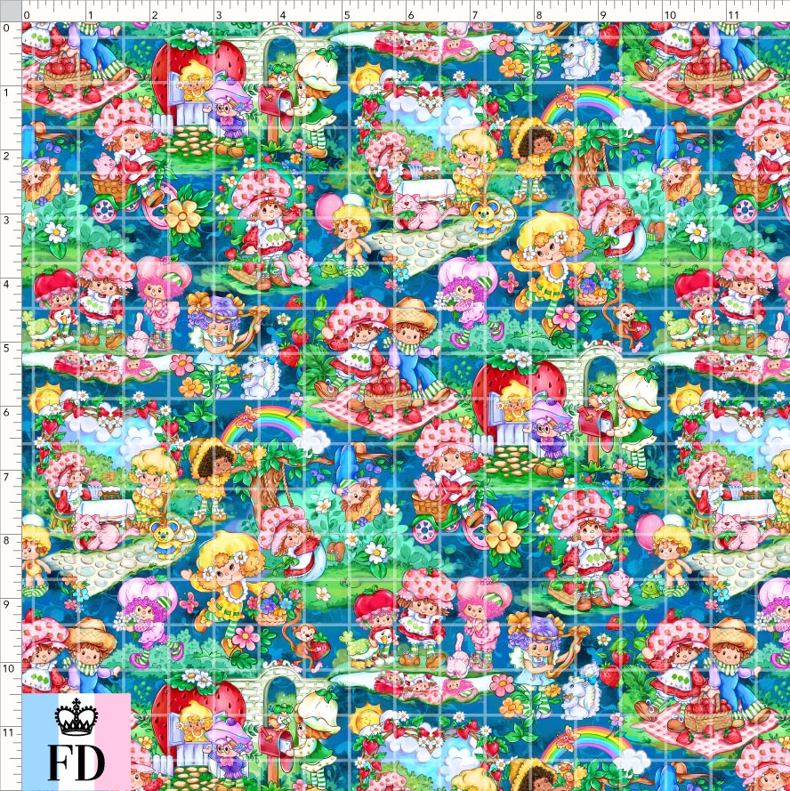 PREORDER - Short-Berry Friends - Main - Blue - SMALL SCALE