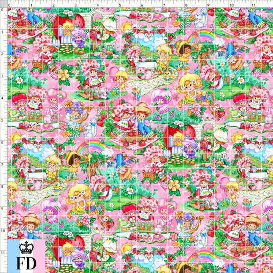 PREORDER - Short-Berry Friends - Main - Pink - SMALL SCALE