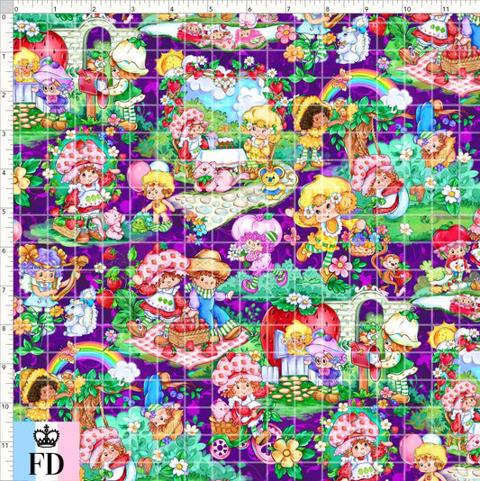 PREORDER - Short-Berry Friends - Main - Purple - REGULAR SCALE