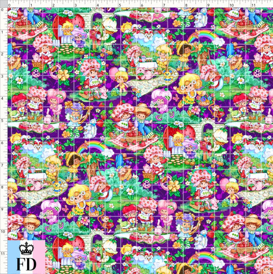 PREORDER - Short-Berry Friends - Main - Purple - SMALL SCALE