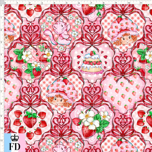 PREORDER - Short-Berry Friends - Shortcake - Pink - REGULAR SCALE