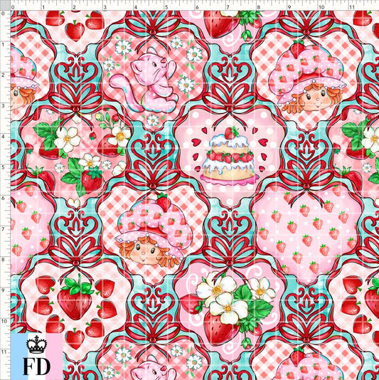 PREORDER - Short-Berry Friends - Shortcake - Teal - REGULAR SCALE
