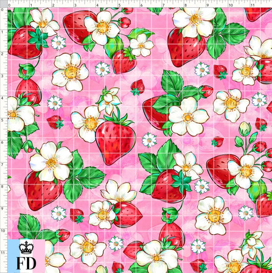 PREORDER - Short-Berry Friends - Strawberries - Pink - REGULAR SCALE