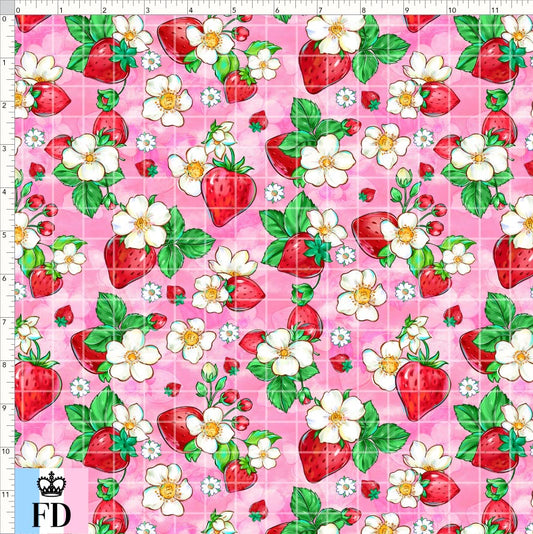 PREORDER - Short-Berry Friends - Strawberries - Pink - SMALL SCALE