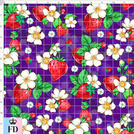 PREORDER - Short-Berry Friends - Strawberries - Purple - REGULAR SCALE
