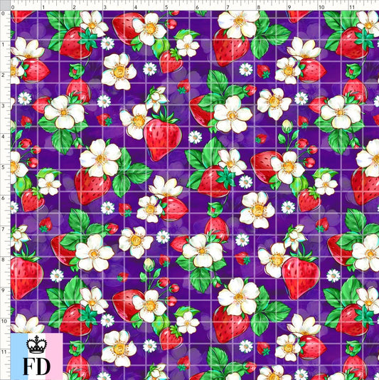 PREORDER - Short-Berry Friends - Strawberries - Purple - SMALL SCALE