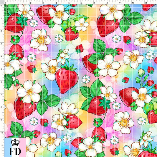 PREORDER - Short-Berry Friends - Strawberries - Rainbow - REGULAR SCALE