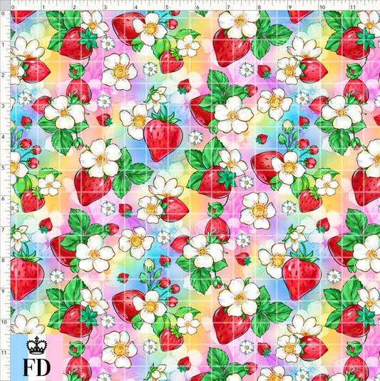 PREORDER - Short-Berry Friends - Strawberries - Rainbow - SMALL SCALE