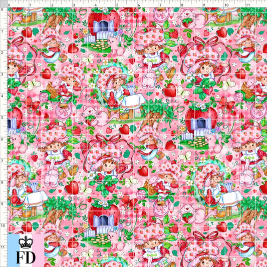 PREORDER - Short-Berry Friends - Strawberry - Pink - SMALL SCALE