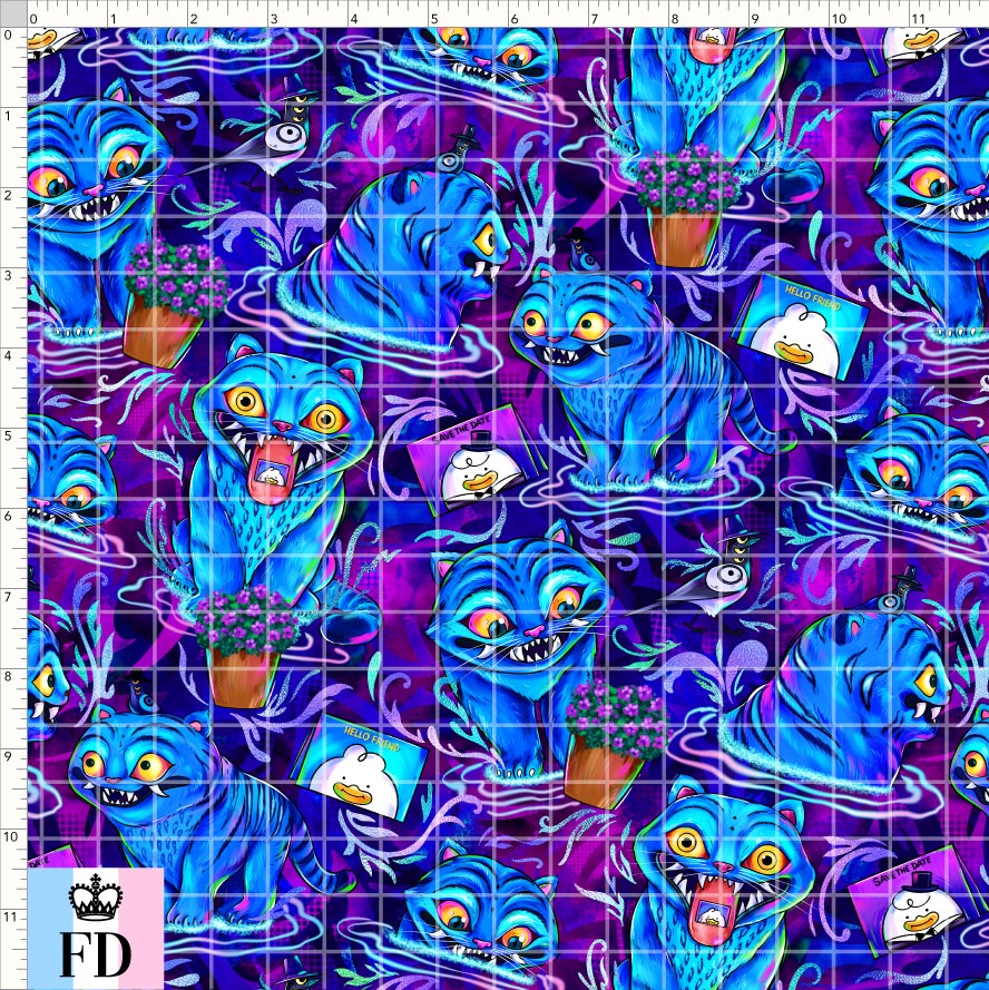 PREORDER - KPop Demon HuntrX - Tiger - Blue Magenta - REGULAR SCALE
