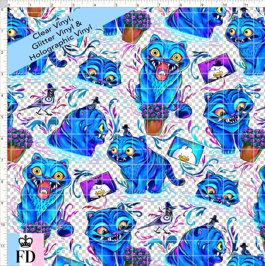 PREORDER - KPop Demon HuntrX - Tiger - CLEAR & GLITTER VINYL - REGULAR SCALE