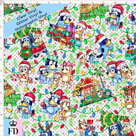 PREORDER - Christmas Wackadoo! - Tree Lights - CLEAR & GLITTER VINYL - REGULAR SCALE