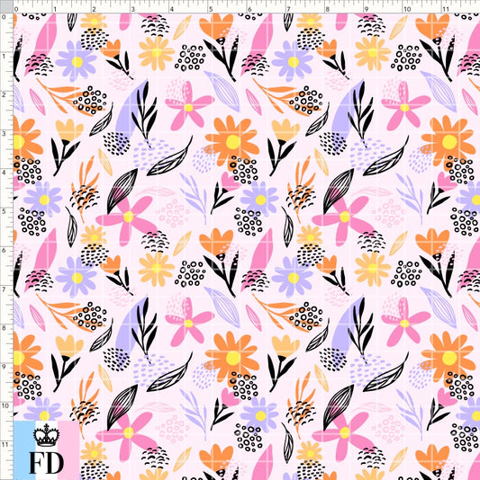 PREORDER - Flowers - Wild Pastel Flowers