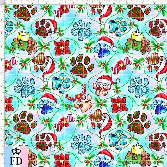 PREORDER - Christmas Wackadoo! - Xmas Paws - Pastel - SMALL SCALE
